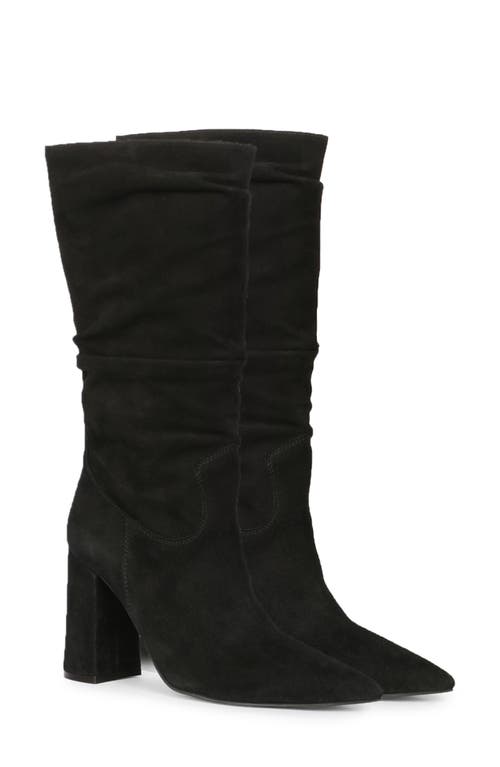 SAINT G Nameen Pointed Toe Slouch Bootie in Black 