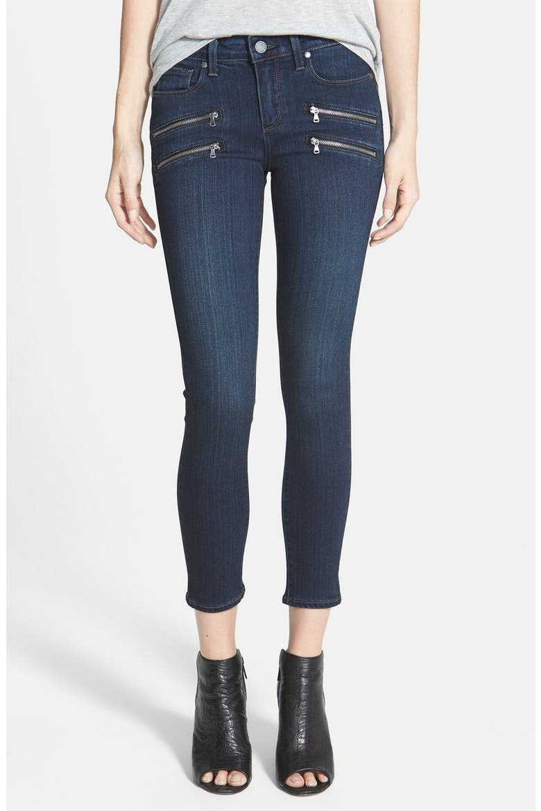 Denim 'Transcend - Edgemont' Crop Jeans, Main, color, CAMERON NO WHISKERS