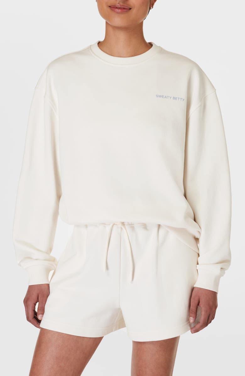 Sweaty Betty Strength in Cotton Blend Sweatshirt, Main, color, 