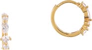 NORDSTROM RACK Cubic Zirconia Huggie Earrings