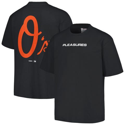 Men's PLEASURES  Black Baltimore Orioles Ballpark T-Shirt