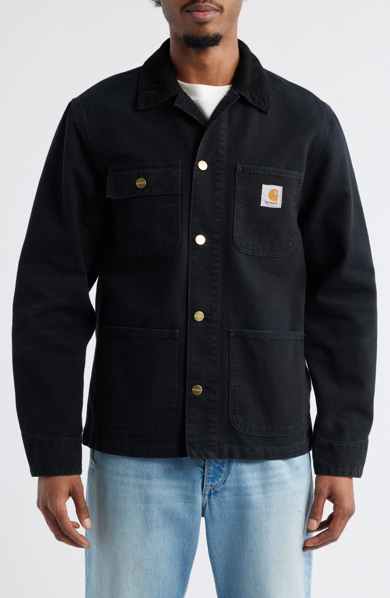 Carhartt Work In Progress Michigan Organic Cotton Canvas Coat, Alternate, color, 