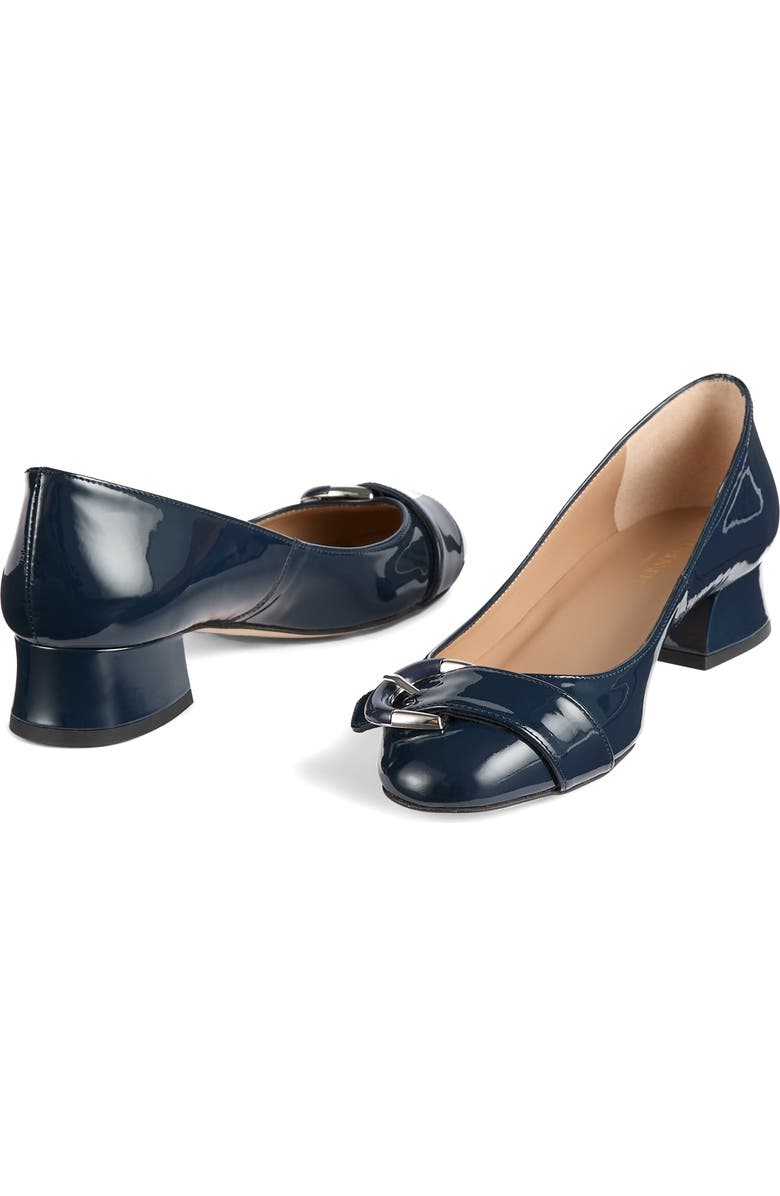 LK Bennett Cic Resin Buckle Pump, Alternate, color, Blue-Iris