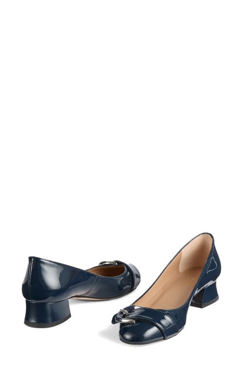 Lk Bennett Cic Resin Buckle Pump In Blue