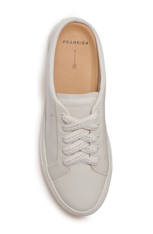 Frankie4 Lincoln Mule In Bone Tumbled