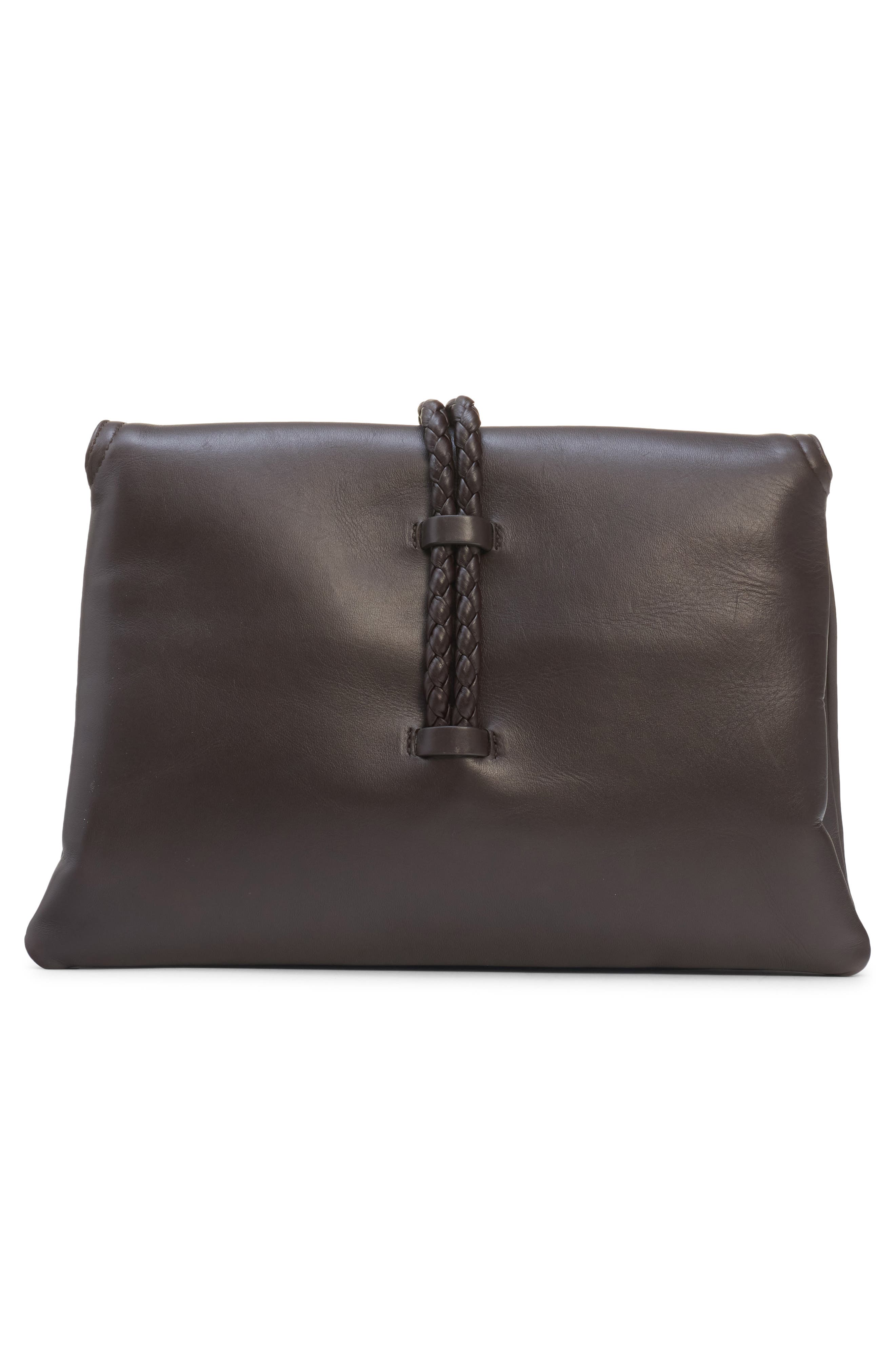 Medium Liberta Leather Shoulder Bag, Alternate, color, FONDANT
