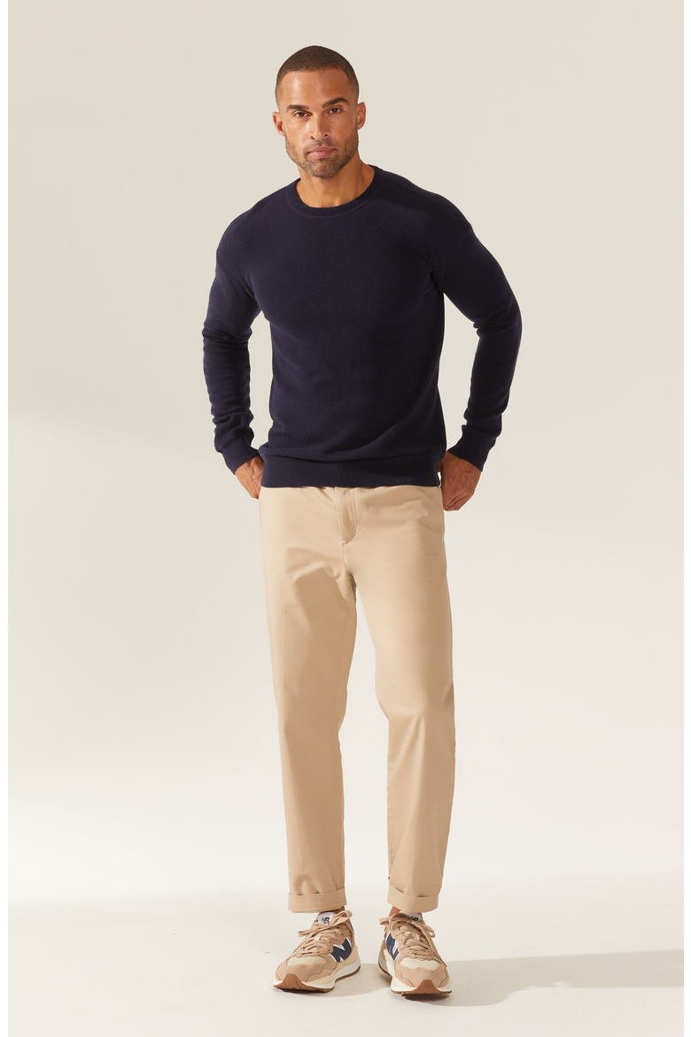 Mateo Cashmere Sweater, Alternate, color, Navy