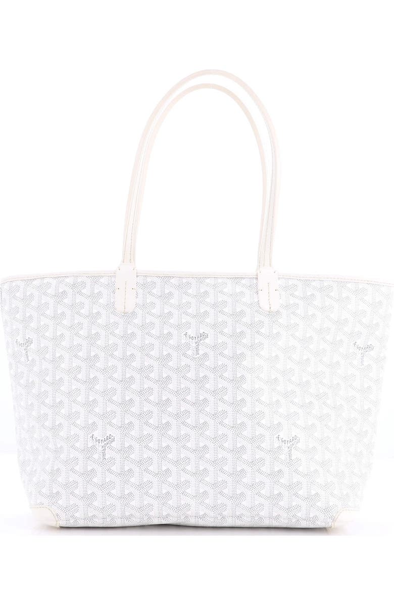 Pre-Owned Goyard Artois Tote Coated Canvas PM, Main, color, White