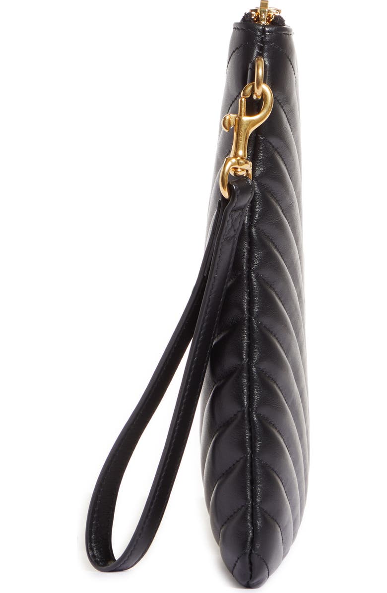 Saint Laurent YSL Monogram Matelassé Leather Tablet Pouch, Alternate, color,