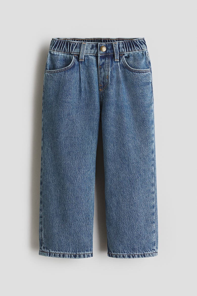 Wide Leg Jeans, Alternate, color, Blue