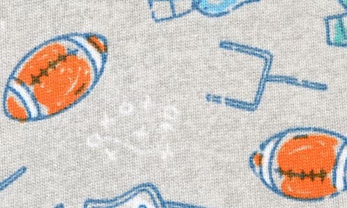 Cloud Nine Kids' Print Soft Fitted Two-piece Pajama Set In Gray