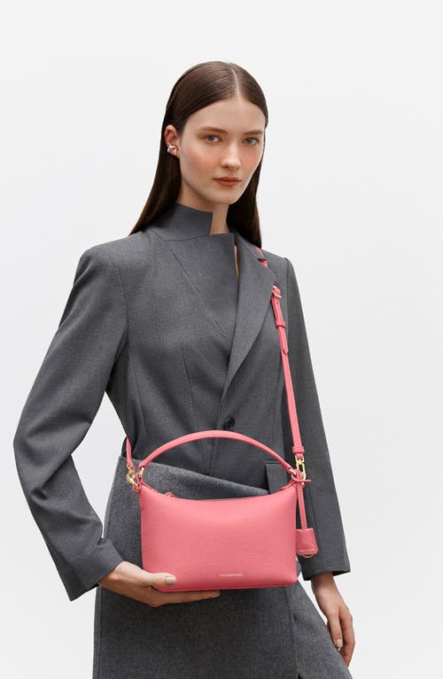 Maison De Sabre Maison De Sabré Small Leather Soft Hobo In Candy Pink