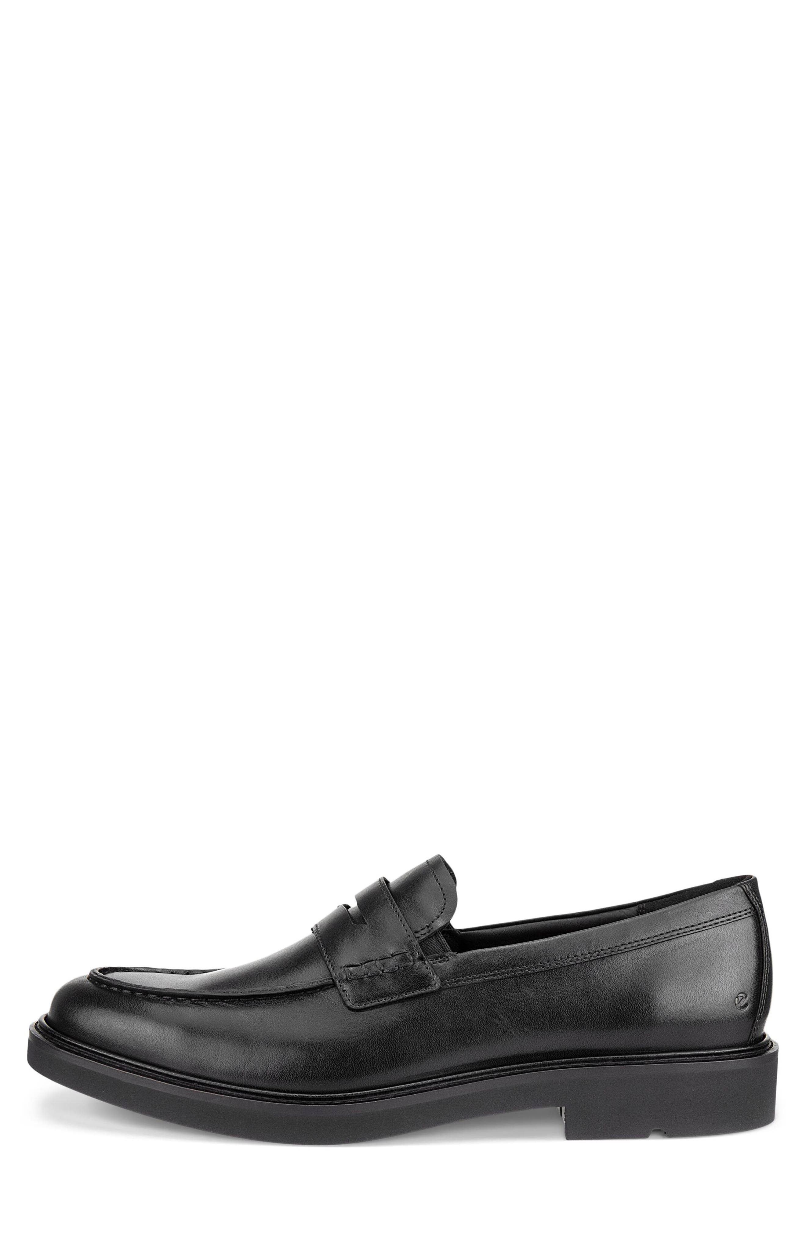 ECCO Metropole London Penny Loafer, Alternate, color, Black