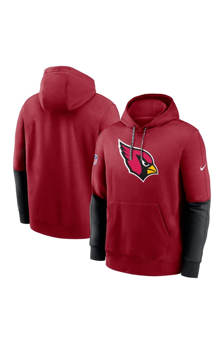 Nike Men's Nike Cardinal Arizona Cardinals 2024 Sideline Club Pullover Hoodie, Alternate, color, Cardinal