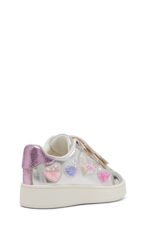 Steve Madden Kids' Telectra Platform Sneaker In Sil Multi