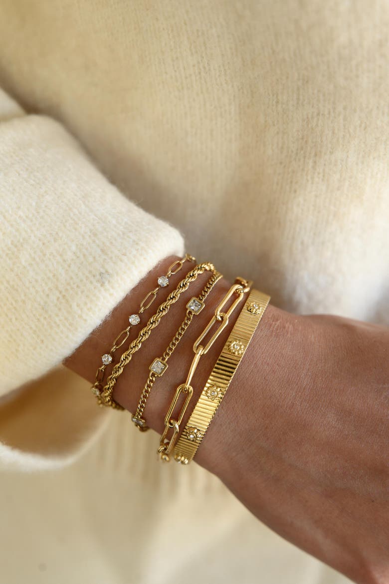 Vera Bracelet, Alternate, color, Gold