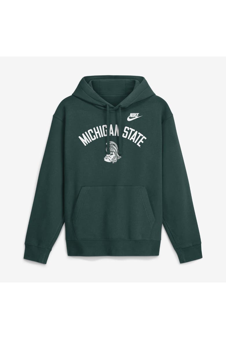 Men's Nike Green Michigan State Spartans Legacy Arch Club Hoodie, Main, color, Green