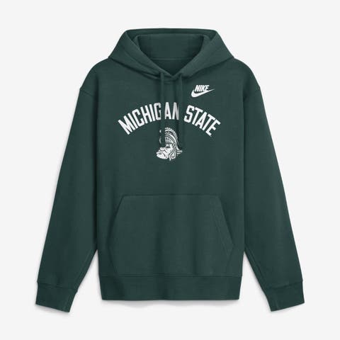Men's Nike Green Michigan State Spartans Legacy Arch Club Hoodie