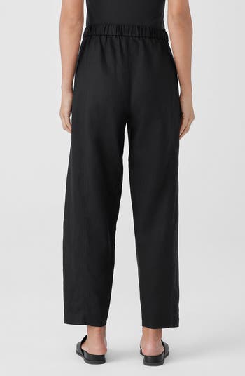 Organic Linen Ankle Lantern Pants