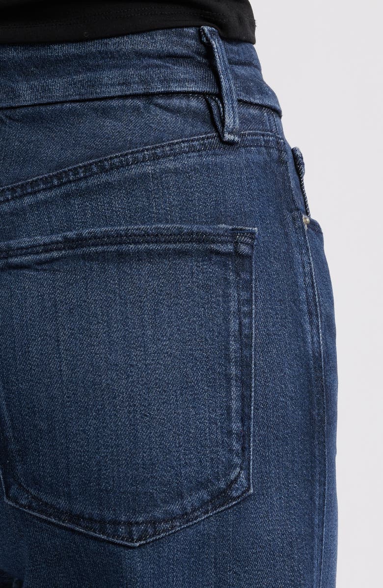 Good American Good Skate High Waist Wide Leg Jeans, Alternate, color, Indigo516