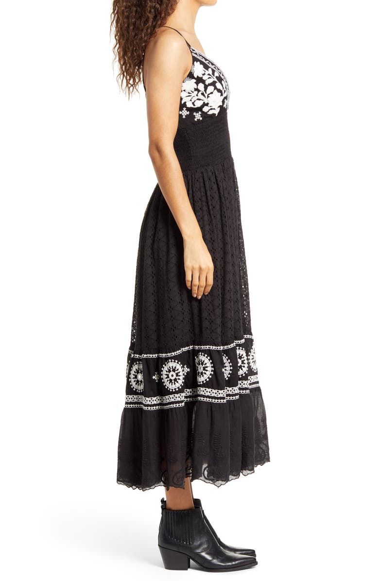 AREA STARS Callie Embroidered Maxi Dress, Alternate, color,