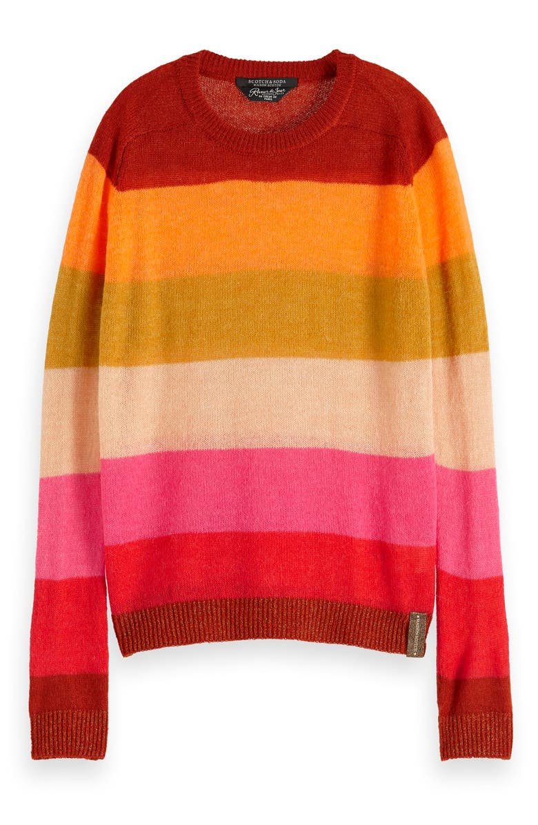 Scotch & Soda Colorful Stripe Pullover, Alternate, color,