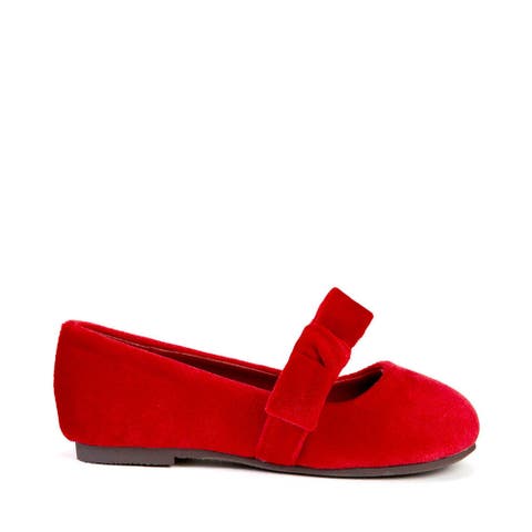 Mia Velvet Bow Flats