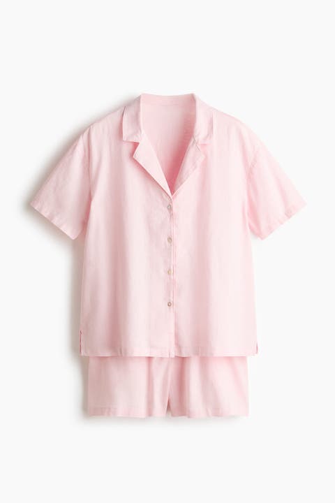 Linen-blend Pyjamas