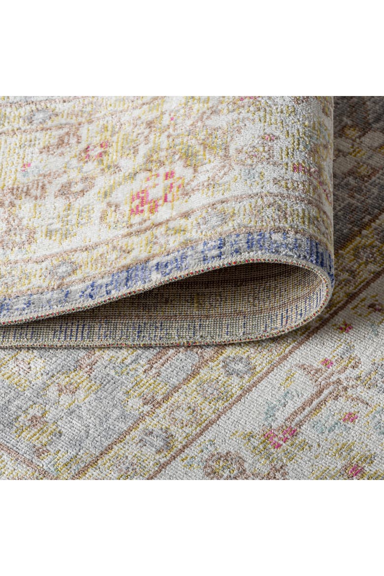 Alba Modern Faded Peshawar Area Rug, Alternate, color, Gray/Ivory