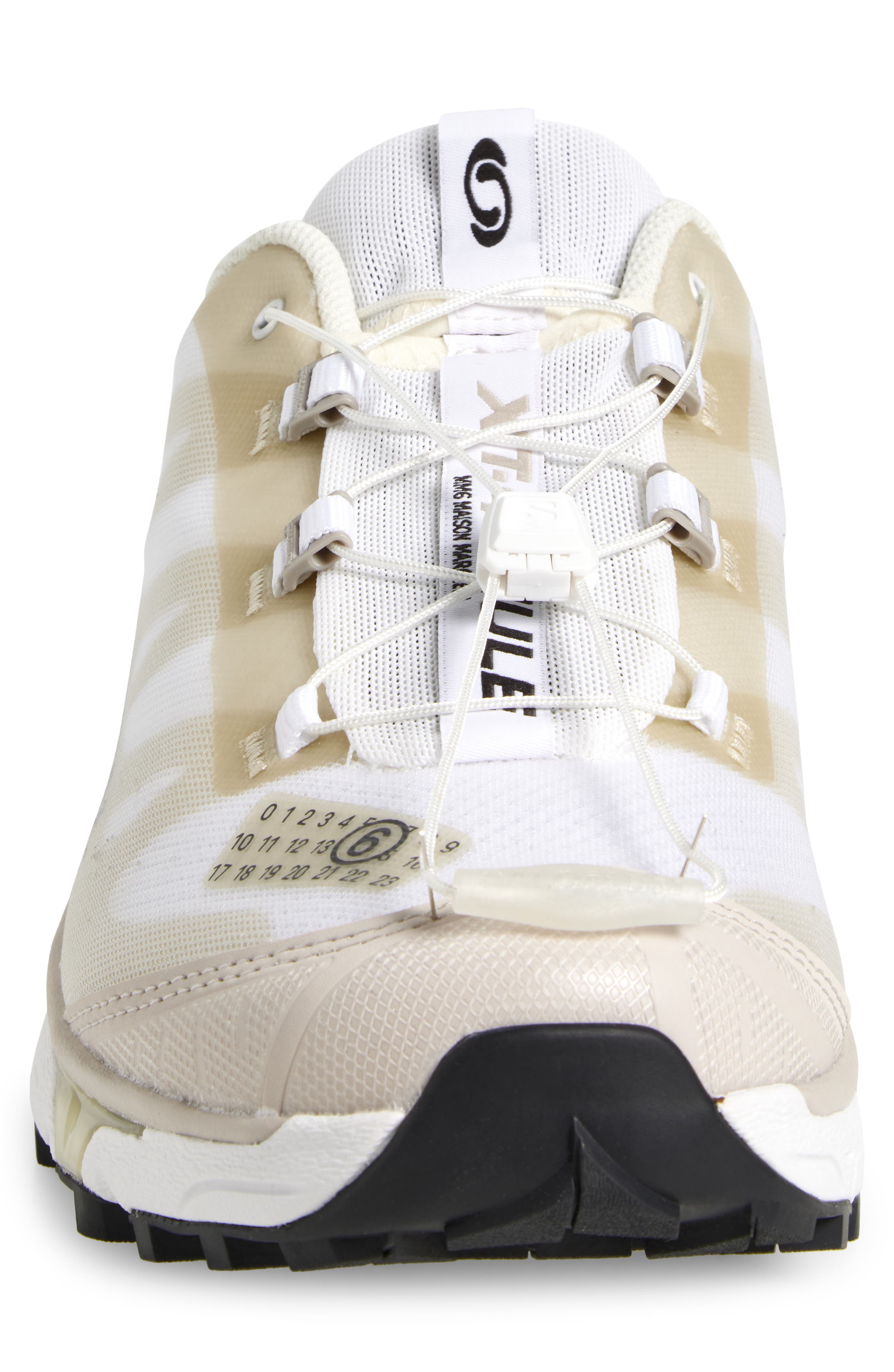 MM6 Maison Margiela x Salomon XT-4 Sneaker Mule, Alternate, color, White/ Green Haz/ Silver