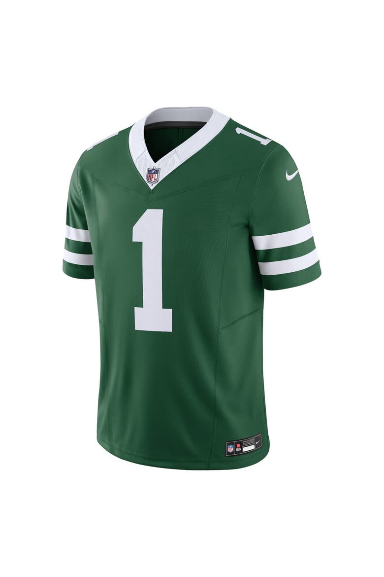 Men's Nike Ahmad Sauce Gardner Legacy Green New York Jets Vapor F.U.S.E. Limited Jersey, Alternate, color, Green