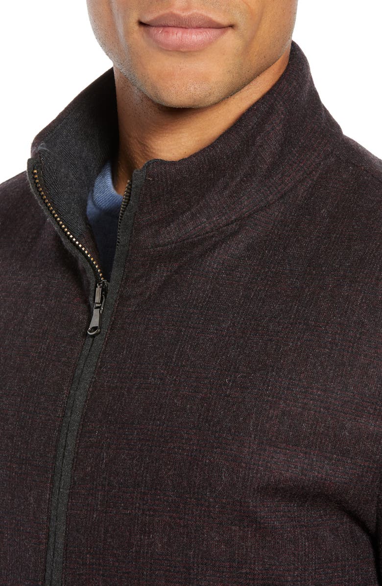 Zachary Prell Palmer Wool Blend Bomber Jacket, Alternate, color, 