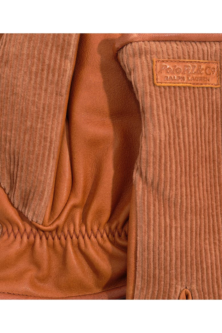 Corduroy Hybrid Glove, Alternate, color, New Bronze