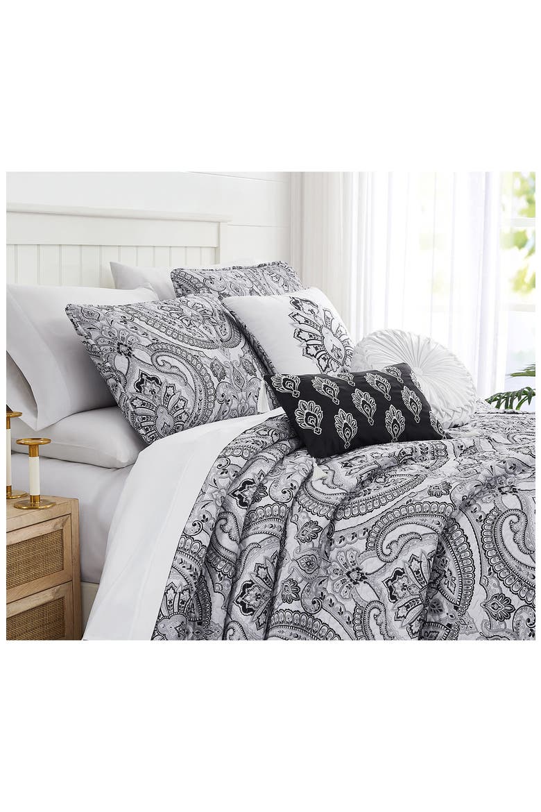 Pure Melody Quilt Bedding Set, Alternate, color, BLACK