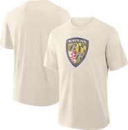 FANATICS Men's Fanatics  Cream Baltimore Ravens Slub T-Shirt