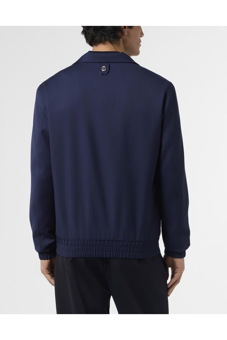 Wool Tracksuit Jacket Men, Alternate, color, navy