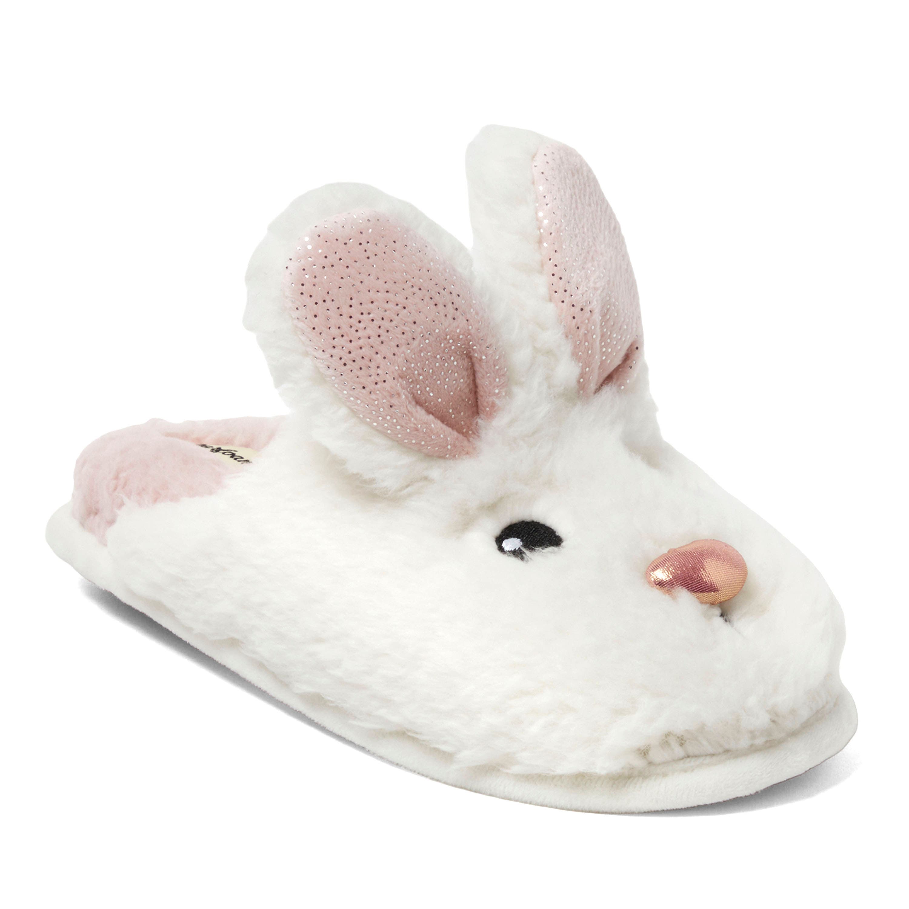 DEARFOAMS Shay Novelty Easter Bunny Rabbit Scuff Slipper, Alternate, color, 