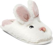 DEARFOAMS Shay Novelty Easter Bunny Rabbit Scuff Slipper