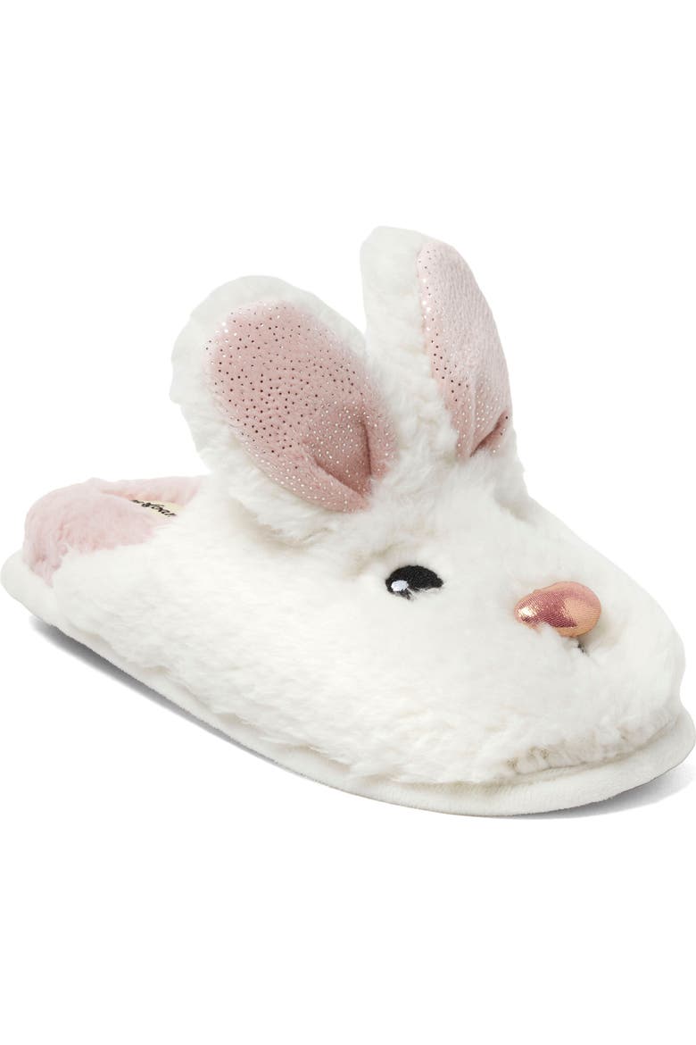 Cut Rabbits Easter Dearfoams Shay Novelty Easter Bunny Rabbit Scuff Slipper (Women ...