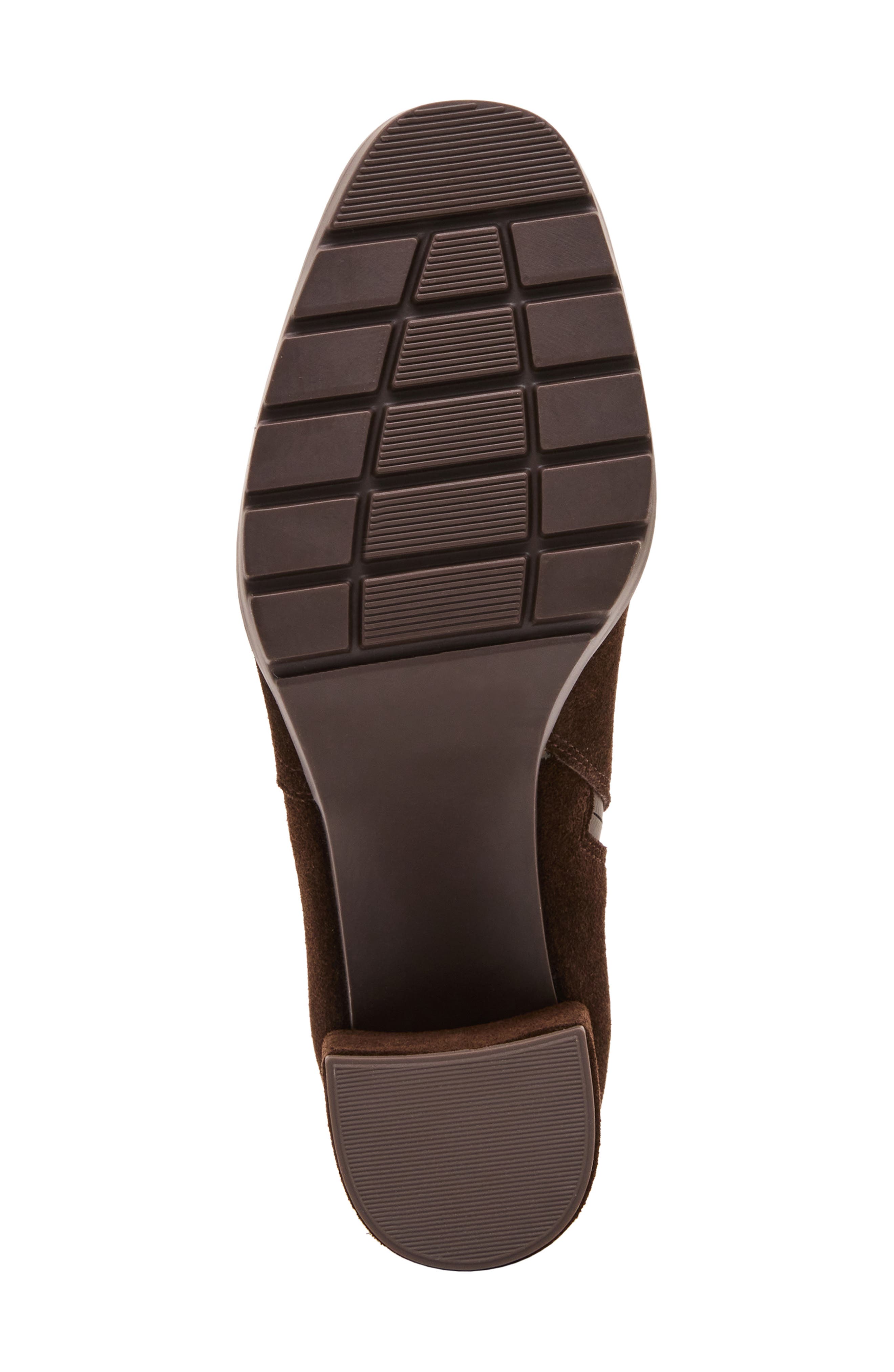 Genevive Waterproof Bootie, Alternate, color, CHOCOLATE SUEDE