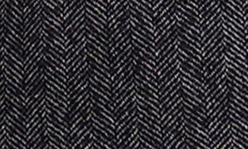 Kensie Herringbone Belted Flared Coat In Multi