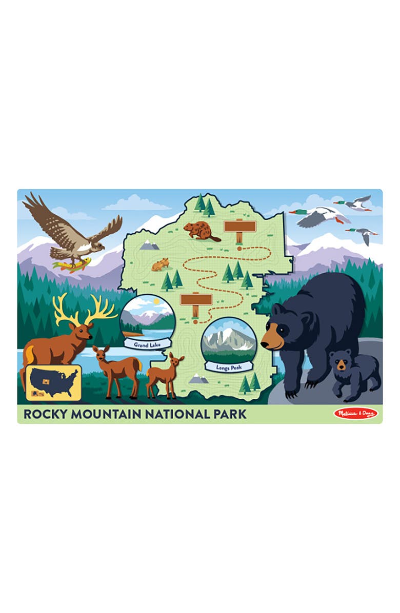 Melissa & Doug Rocky Mountain National Park Sights & Sounds Wooden Toy Camera Playset, Main, color, 
