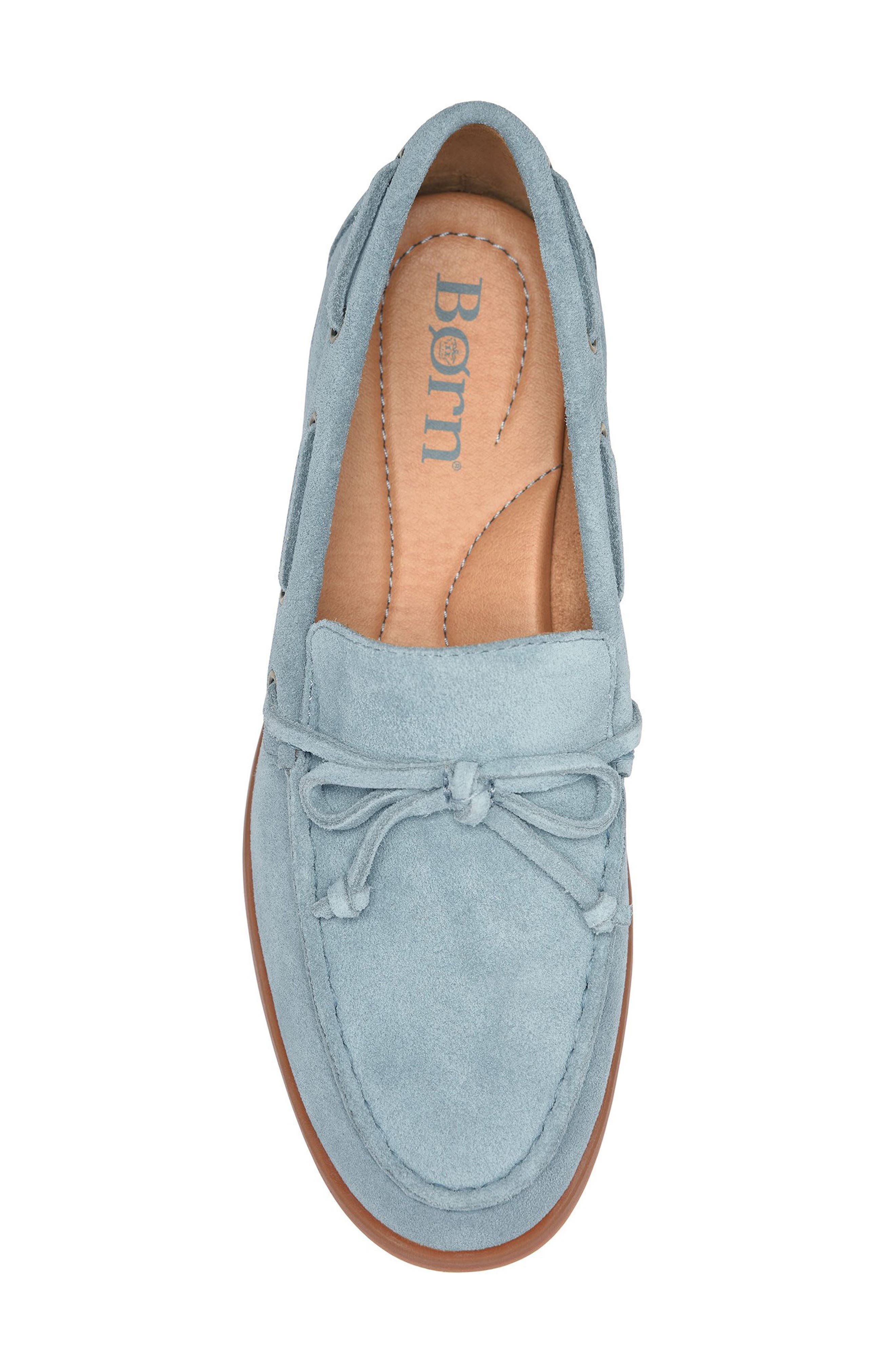 Callie Boat Shoe, Alternate, color, LIGHT BLUE SUEDE