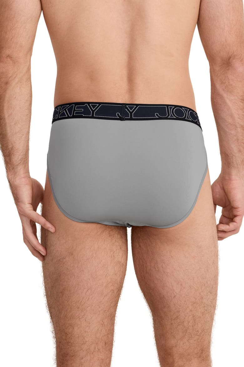 Mens Microfiber Stretch String Bikini - 3 Pack, Alternate, color, True Navy/Quartz Grey