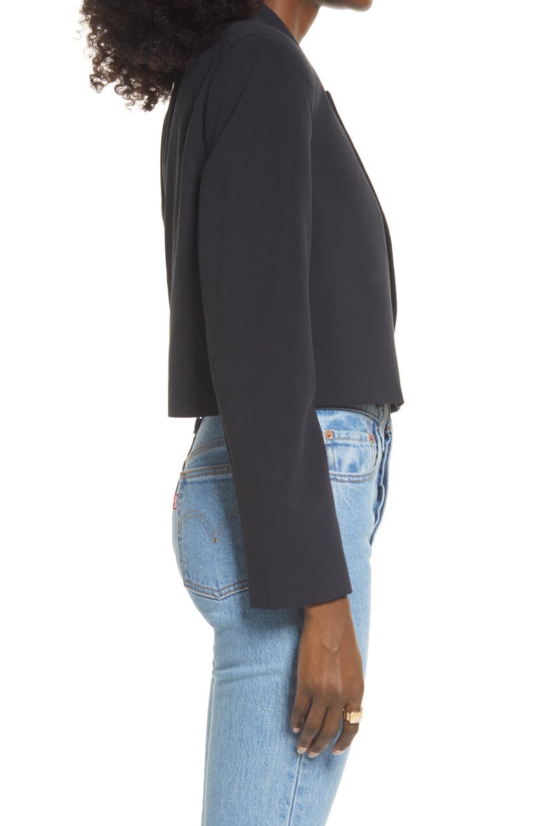 Open Edit Crop Blazer, Alternate, color,