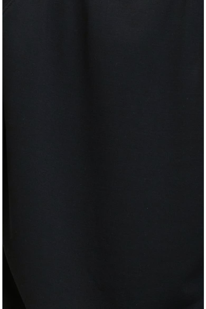 Edwina Fleece Sweatshirt, Alternate, color, BLACK