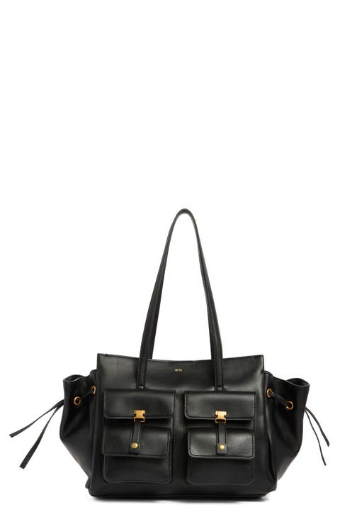 Linda Small Faux Leather Tote