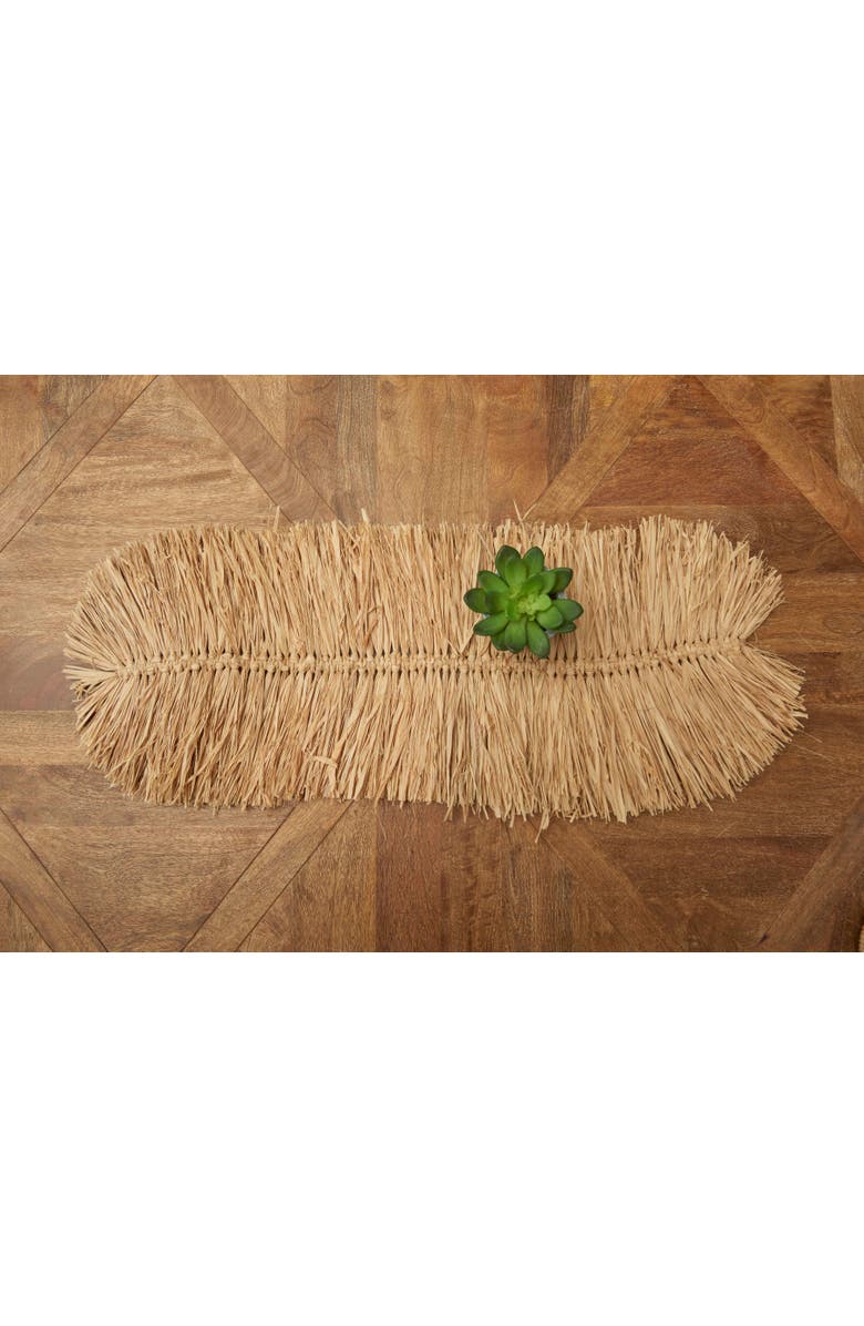 C&F Home Seagrass Fringe Table Runner 13" x 36", Alternate, color, 