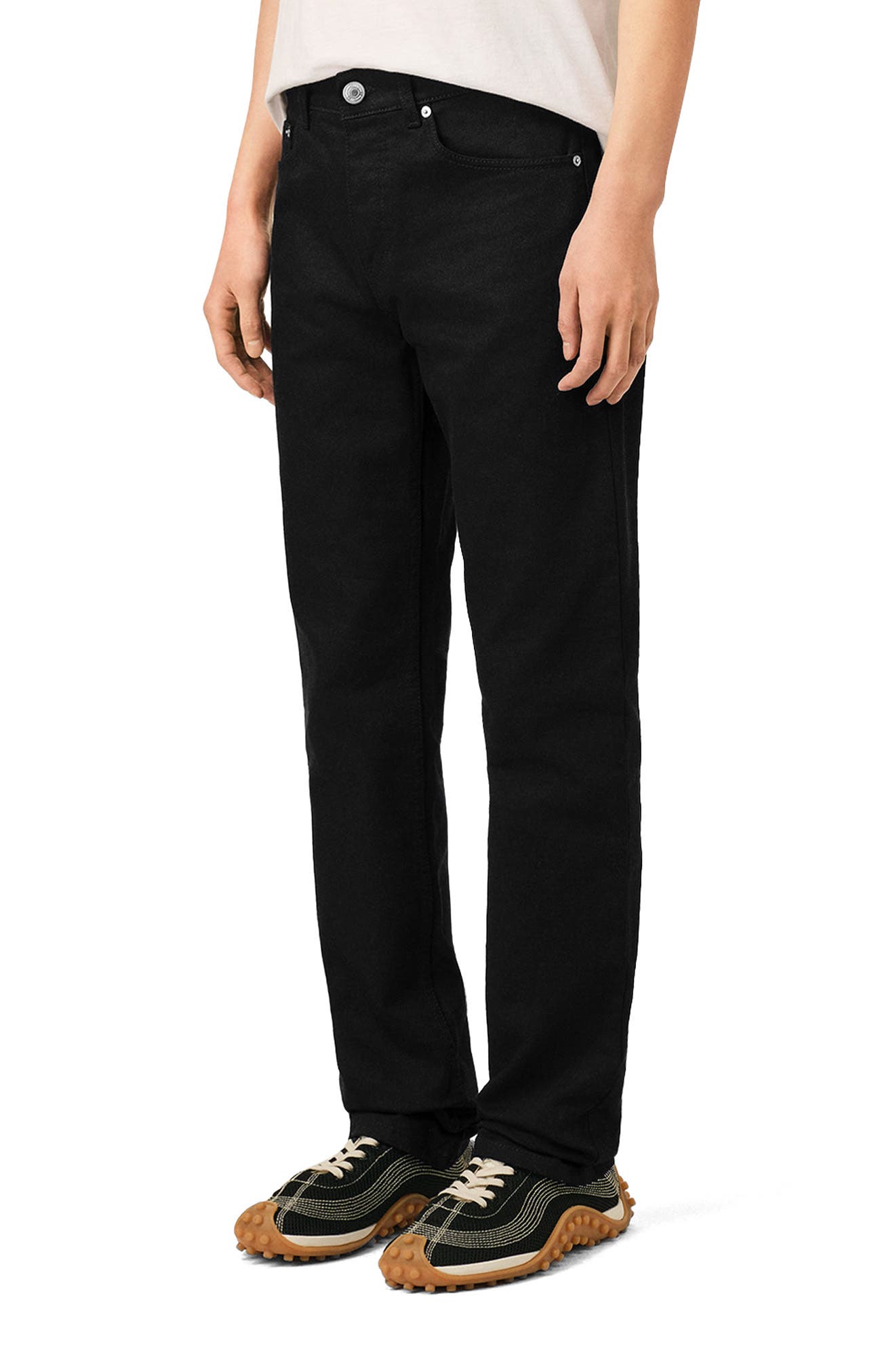 AMI Paris Mattiussi Classic Fit Regular Waist Straight Leg Jeans (Men ...