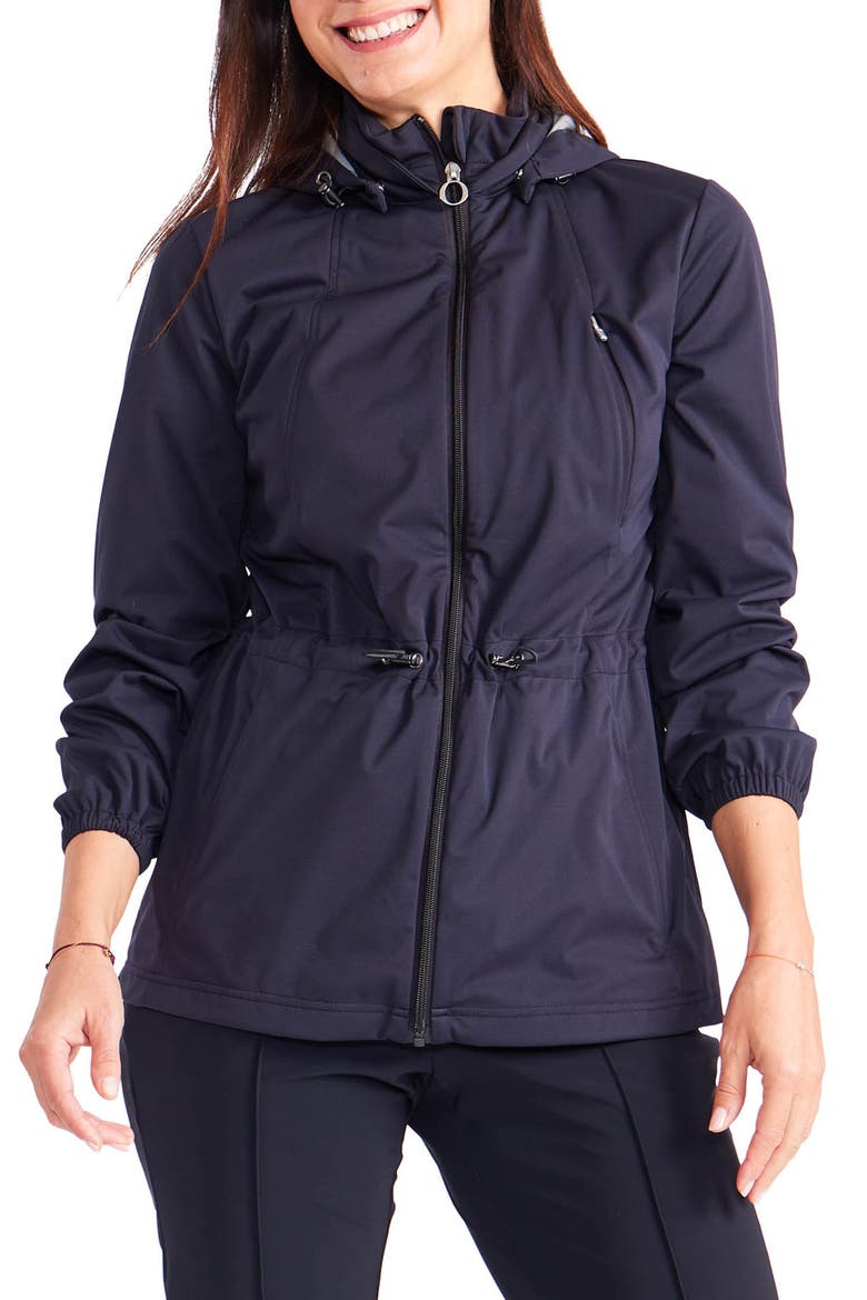 Squall Patrol Water Resistant Golf Jacket, Main, color, BLACK